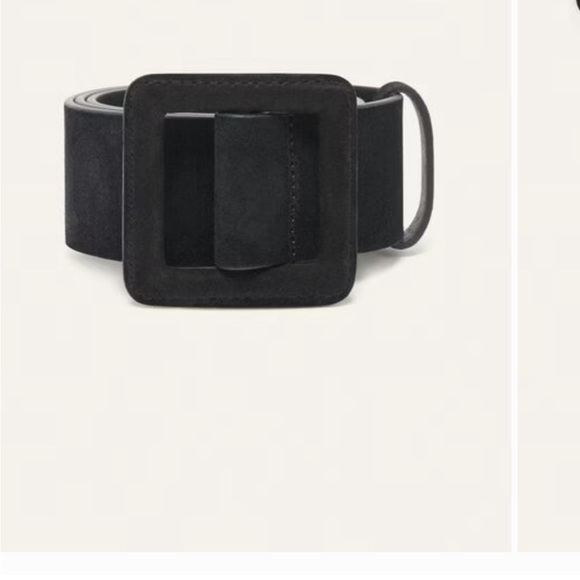 Bash Betty Suede Black Belt NWT - Picture 1 of 7